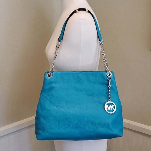 michael kors turquoise bag
